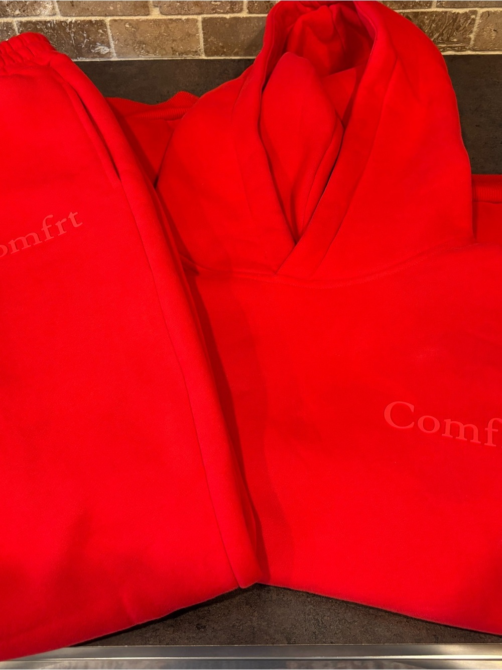 Comfort Red Women's Hoodie - Cozy Pullover Sweatshirt